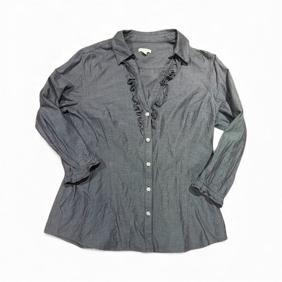 Talbots Tops - Talbots ruffle front blouse